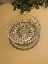 Vintage clear glass fruit - glass, or