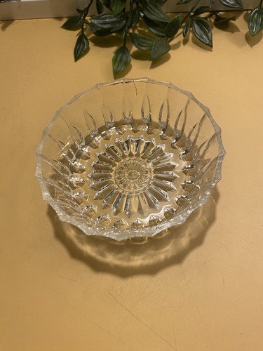 Vintage clear glass fruit - clear,
