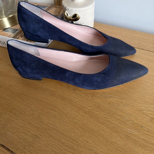 Kate spade navy suede pointed - spade,