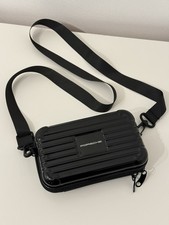 Porsche Rimowa Style Crossbody Travel Bag Case Toiletry Bag Black