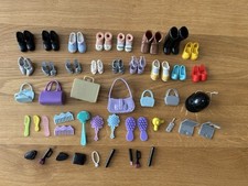 Doll Accessories Including Shoes, Handbags, Makeup Bundle