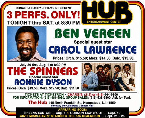 Vintage concert advertisement - vintage,