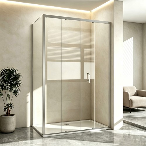 Bathroom sliding door shower - sliding,