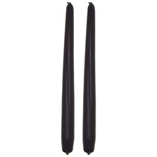 Tapered Dinner Candles Pack of 2 Unscented Long Burning Time 24 cm / 9.45''