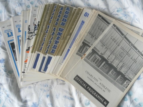 Leeds united home programmes - leeds,