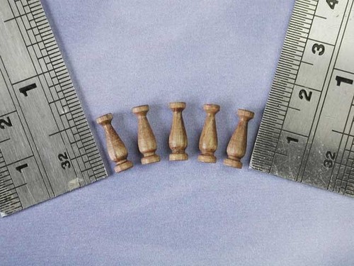 Walnut pillars 12mm model boat - walnut,