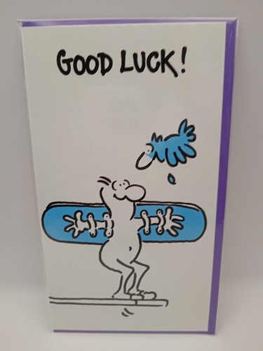 Good luck card envelope - good,