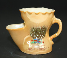 Vintage Style GEMMA of  Czechoslovakia Miniature Shaving Mug Jug Height 5cm