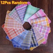 12Pcs Womens Handkerchiefs