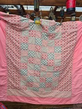 Stunning Single Quilted Bed ,chair, Throw Patch Work Design