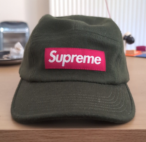 Supreme wool camp cap - wool, (fw20)