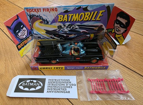 Corgi batmobile with batman - corgi,