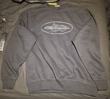 Corteiz OG Alcatraz Crewneck Triple Black Sweatshirt - 100% authentic XXL / 2XL 