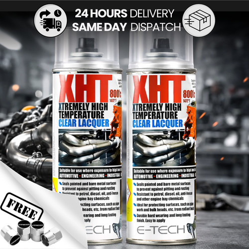 Tech clear lacquer spray - 2x,