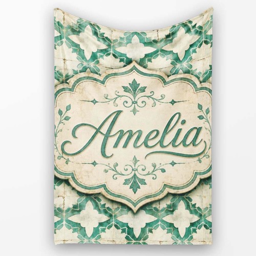 Soft fleece blanket - blanket, vintage