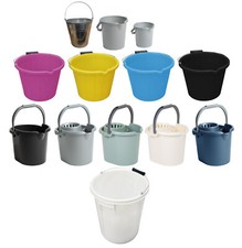 5L 9L 10L 14L (3 Gallon) 16L Mop 25L Buckets with Handle Pouring Lip Assorted