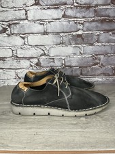 ROAN Hawkins Black Leather Oxfords Casual Lace Up Shoes Men Sz 43EU/10M US