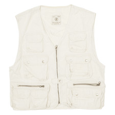 SPEED BOAT Utility Mens Gilet Cream M
