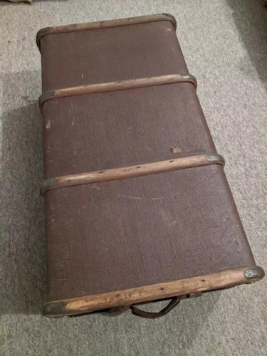Antique cabin trunk - antique,