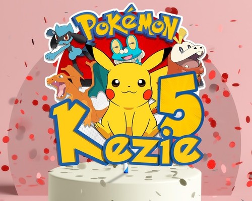 Personalised pokemon pikachu - personalised,