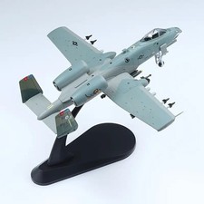 1:100 A-10 Warthog Tiger Shark Diecast Model Plane Military Jet Collectible