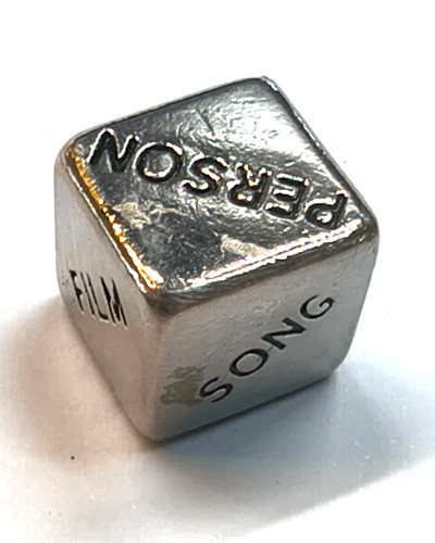 Novelty decision dice metal - novelty,