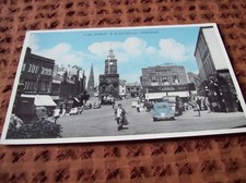 POSTCARD -- HIGH STREET & MIDSTEEPLE, DUMFRIES