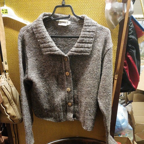 Vintage ladies grey wool - vintage,