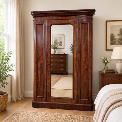 Antique victorian mirrored - antique,