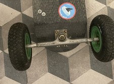 Carbon Fiber Mountain Board With Strap Bindings With Spare Inner Tubes