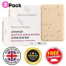 Sulphur Soap for Acne - Best Antibacterial Soap For Mites, Scabies, Anti-Blemish