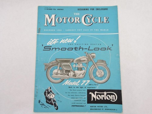 December 1956 motor cycle - motor,