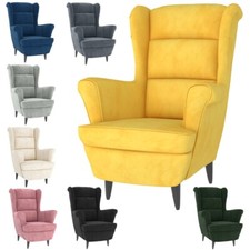 Retro High Wing Back Armchair