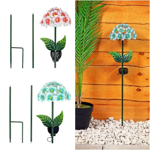 Led solar hydrangea garden - hydrangea,