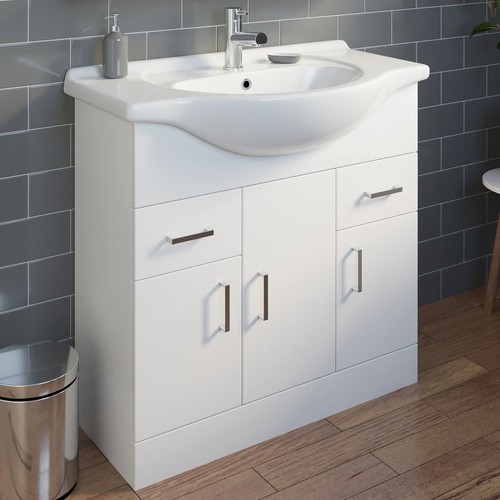 850mm bathroom vanity unit - bathroom,