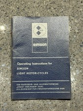 MZ Simson S51 Operating