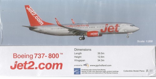 Jet2 model plane - model, aircraft