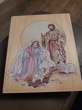 Stamps Happen Inc Large Nativity Stamp