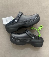 Black Platform Fleece Lined