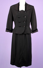 VTG Womens 50s 2 Pc Black