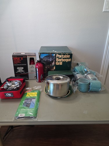 Lot camping cooking gear - lot,
