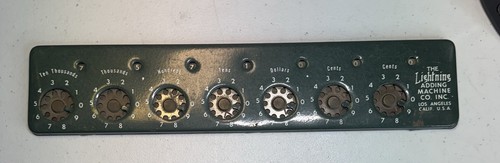 The lightning adding machine - adding,