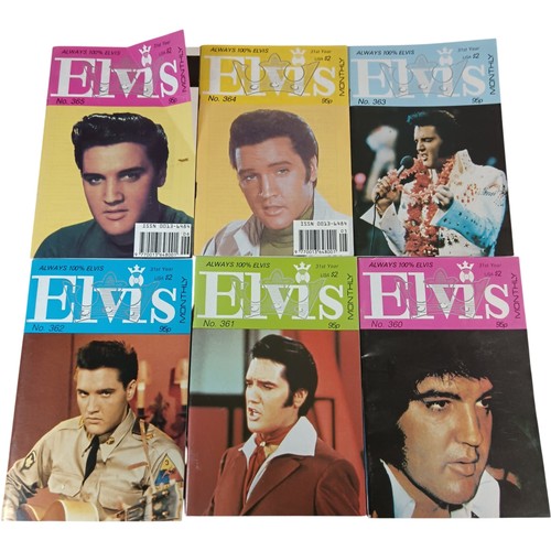 Elvis monthly magazines bundle - elvis,