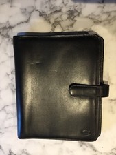 The Bridge Black Leather Personal Size Diary Organiser A5 New