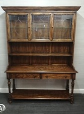 stunning oak large display dresser Ref: HF16496