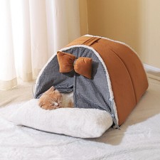 Pet Cat Bed Cave Cushioned