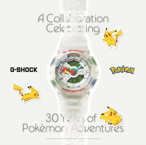 Casio shock pokémon - casio, g-shock
