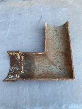 Cast Iron Gutter Right Angle Bend Elbow - 4 inch.