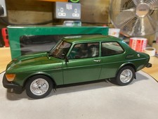 SAAB 99 Turbo 1978 in metallic green - Cult Scale 1:18