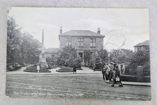 The Cross and War Memorial, Prestwick, Vintage Ayrshire Postcard from 1928
